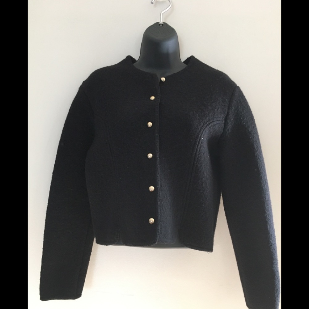 Preppy 💚🩷💚 Tally Ho 100% Wool  Sweater Cardigan